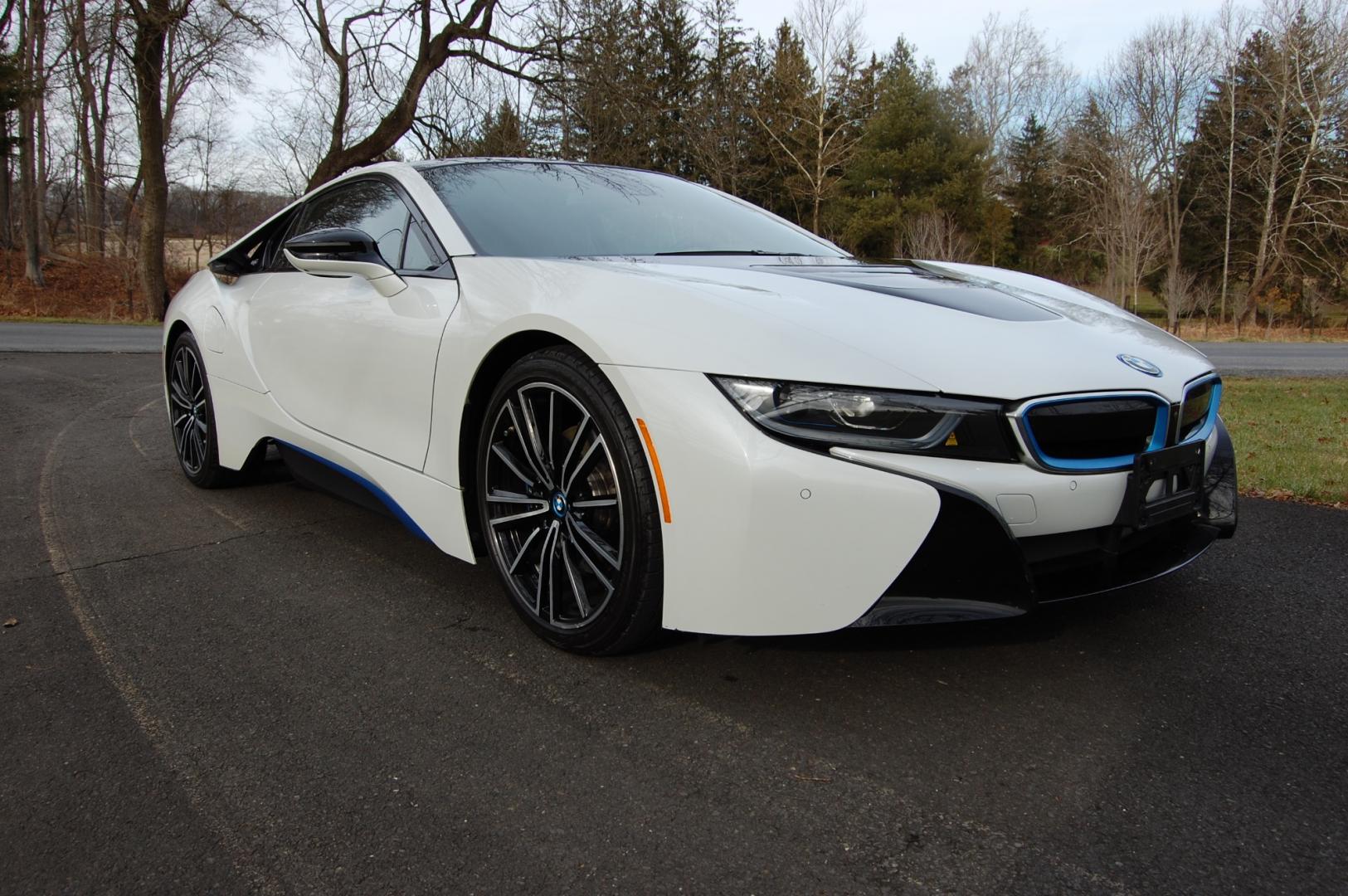 2019 White /Brown Leather BMW i8 (WBY2Z4C50KV) with an 3 cylinder Turbo/ Electric drive engine, Automatic transmission, located at 6528 Lower York Road, New Hope, PA, 18938, (215) 862-9555, 40.358707, -74.977882 - Here we have a beautiful looking and driving 2019 BMW i8 with 7,497 miles. This BMW has a 3 cylinder turbo gas engine with electric motors putting power to all four wheels via an automatic transmission. The interior offers brown leather, keyless entry, cruise control, tilt steering wheel, power wind - Photo#39